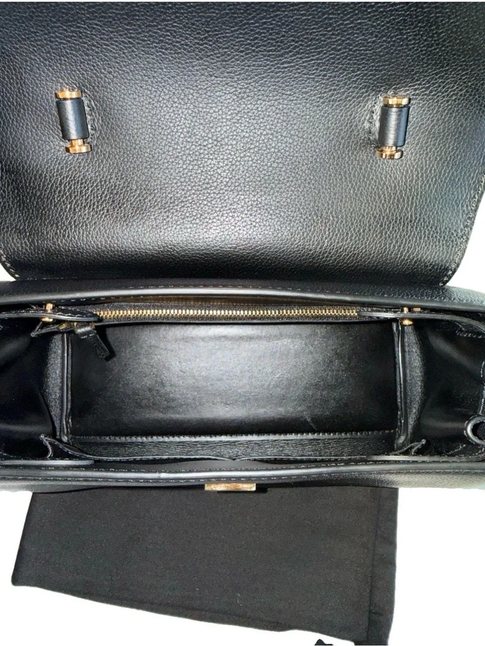 Versace La Medusa Leather Top Handle
